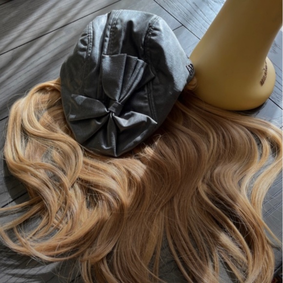 Milano Other - In style 3/4 premium human hair wig removable attaches to hat